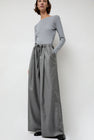 Highlight Studio Virgin Wool Tailored Shared Pants in Gray