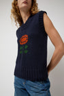 HOWLIN' Close to the Flower Vest in Navy