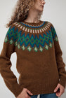 HOWLIN' Future Fantasy Fairisle Sweater in Nut