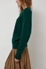 HOWLIN' Future Memories V Neck Sweater in Forest