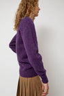 HOWLIN' Future Memories V Neck Sweater in Lavender