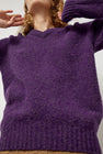 HOWLIN' Future Memories V Neck Sweater in Lavender