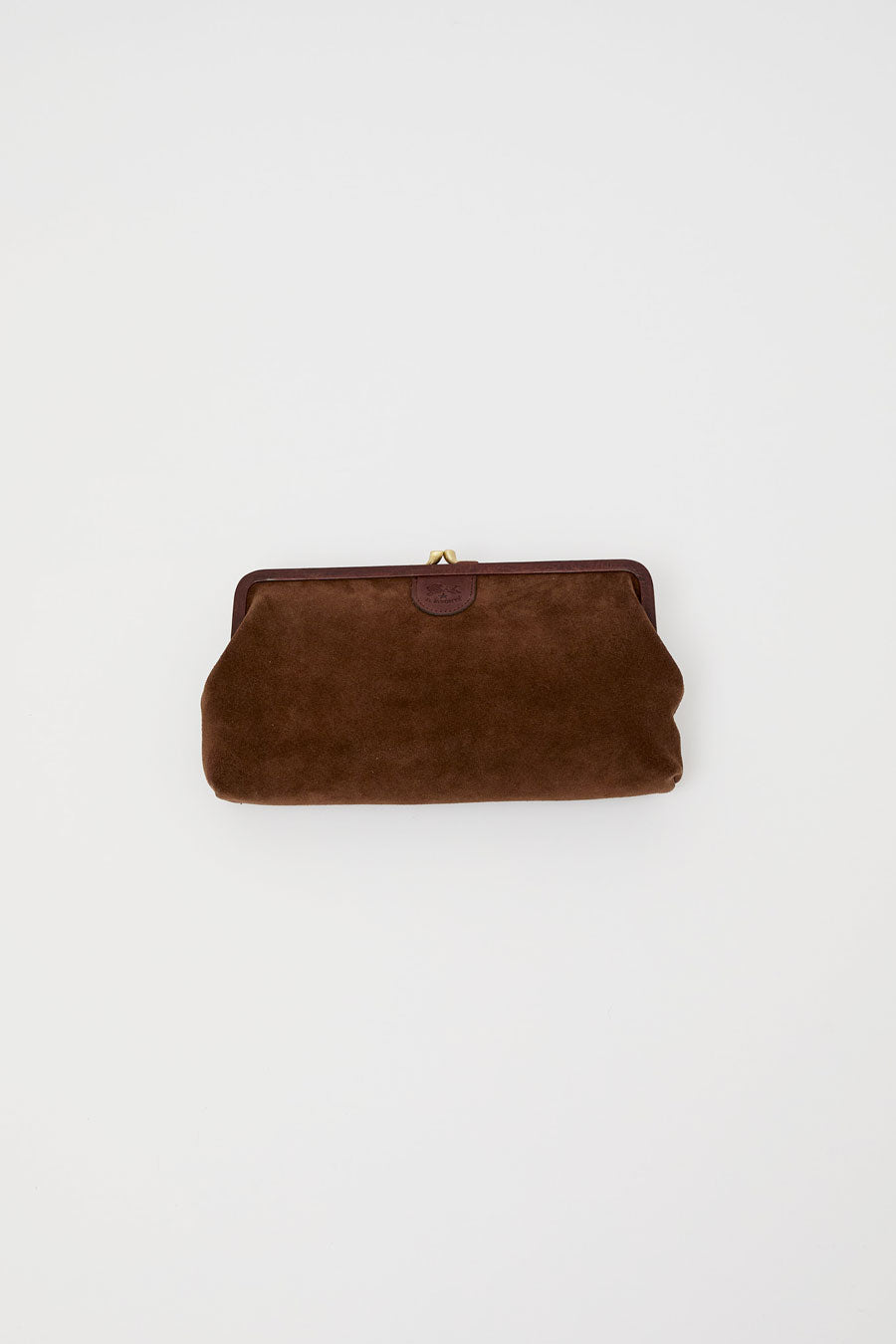Il Bisonte Manuela Clutch in  Caffè Suede