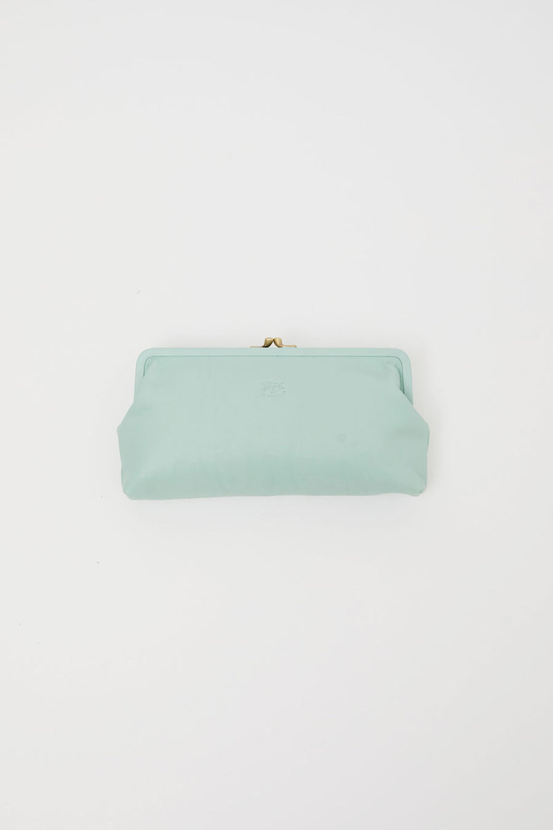 Il Bisonte Manuela Clutch in  Celeste Botticelle