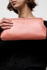 Il Bisonte Classic Clutch in Grapefruit