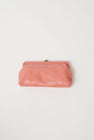 Il Bisonte Classic Clutch in Grapefruit