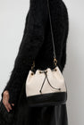 Il Bisonte Marini Bucket Bag in Natural and Black