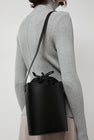 Il Bisonte Roseto Bucket Bag in Black