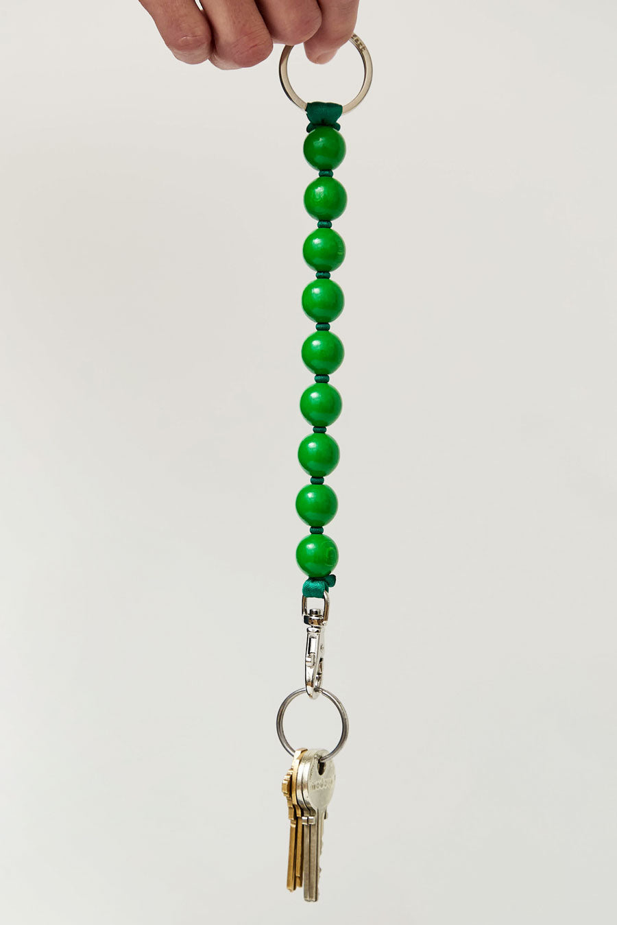 Ina Seifart Big Perlen Short Keyholder in Green