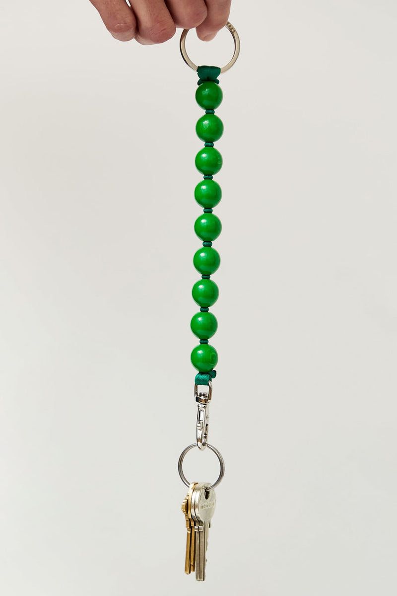 Ina Seifart Big Perlen Short Keyholder in Green