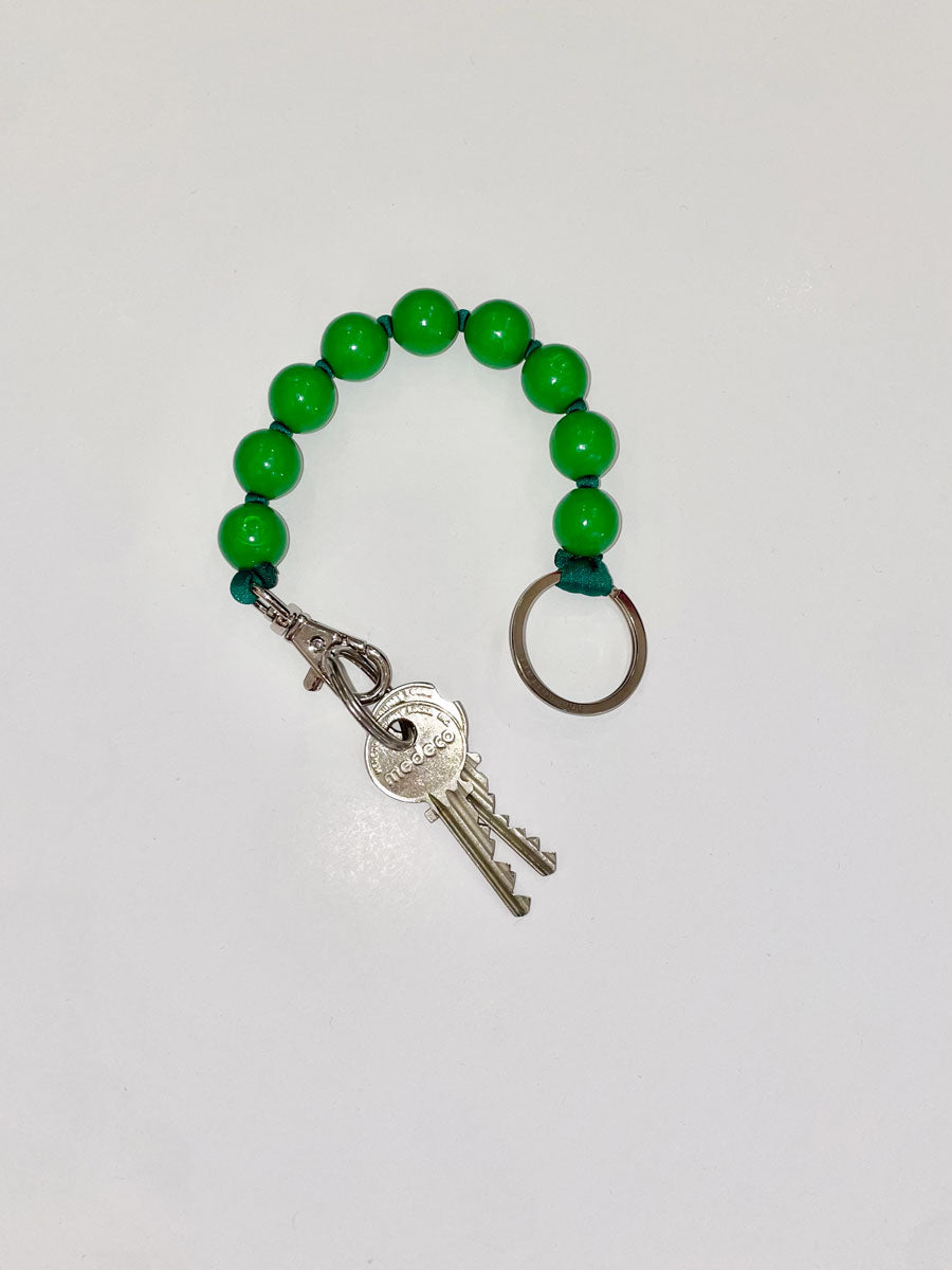 Ina Seifart Big Perlen Short Keyholder in Green