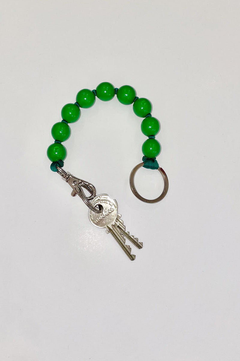 Ina Seifart Big Perlen Short Keyholder in Green