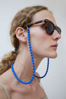 Ina Seifart Brillenkette Glasses Chain in Blue with Blue Thread