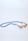 Ina Seifart Brillenkette Glasses Chain in Blue with Blue Thread
