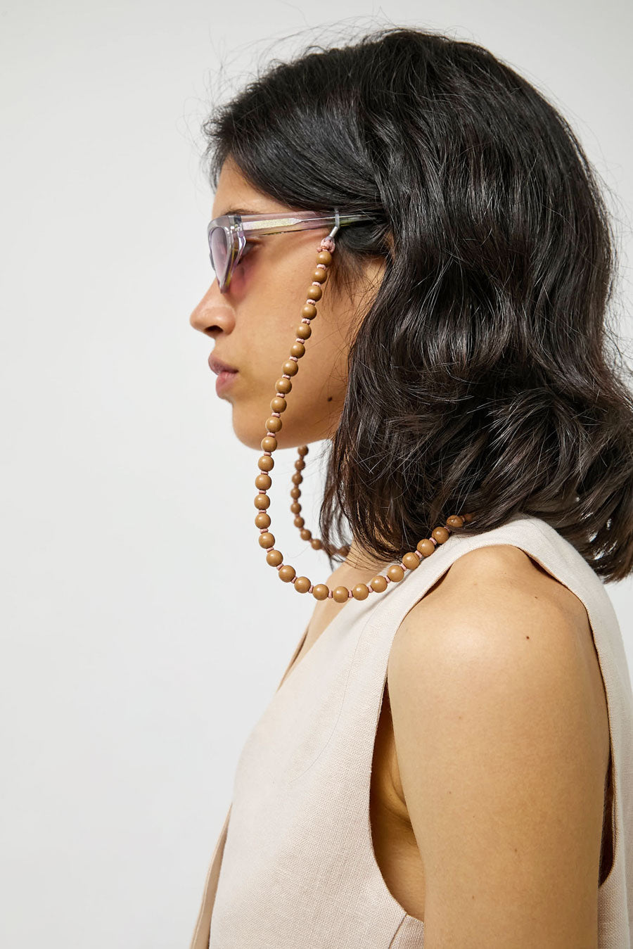 Ina Seifart Glasses Chain in Mocca