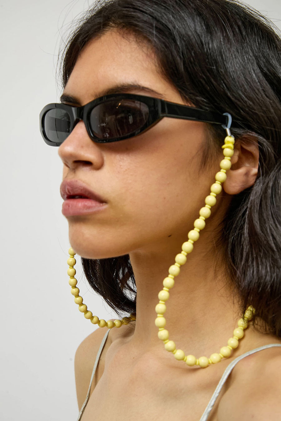 Ina Seifart Glasses Chain in Pastel Yellow