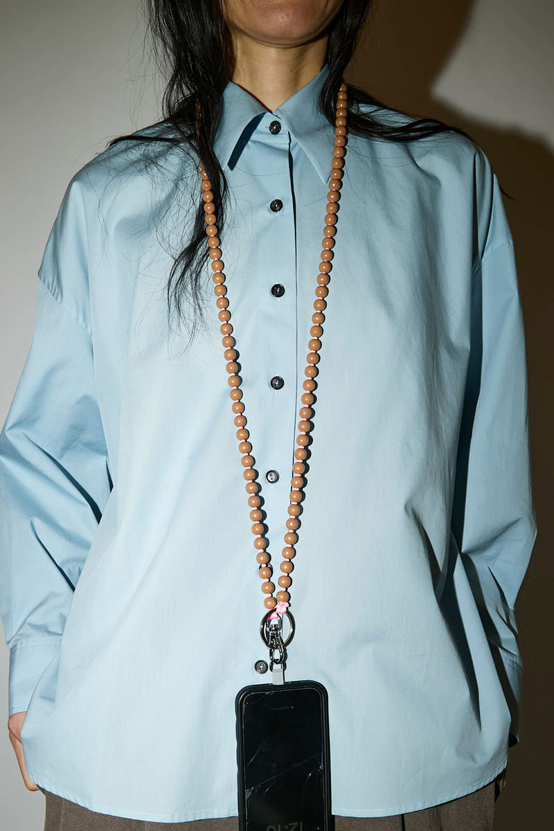 Ina Seifart Handykette Phone Necklace in Mocca and Rose