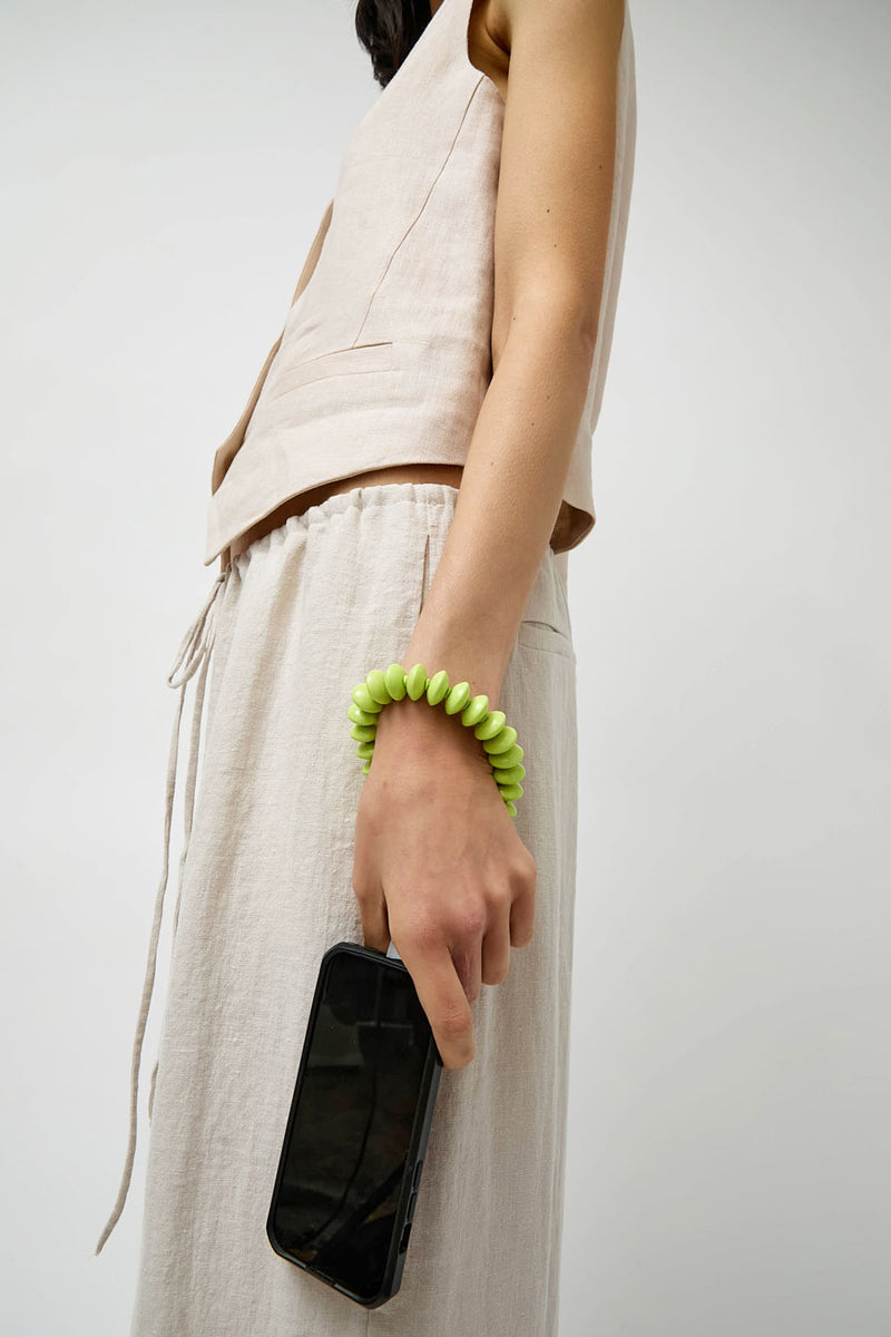 Ina Seifart Linse Keyholder and Phone Chain in Lime