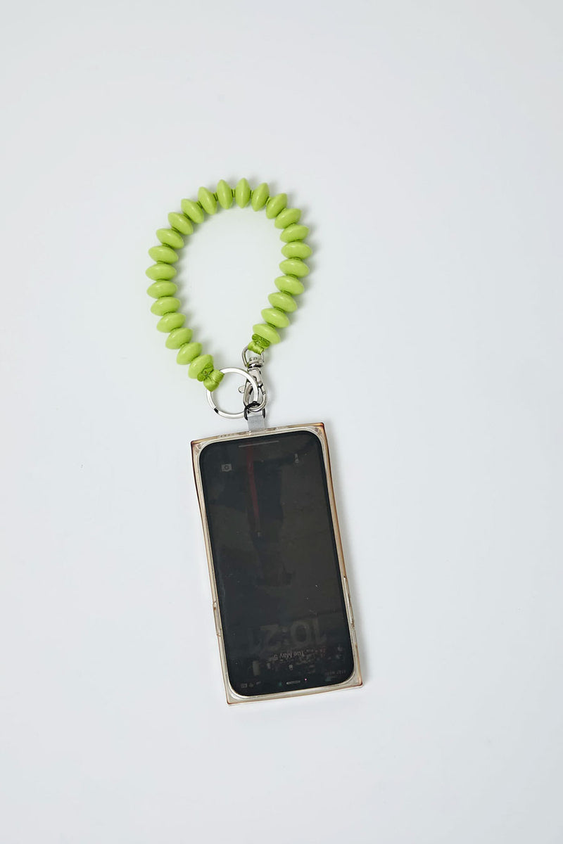 Ina Seifart Linse Keyholder and Phone Chain in Lime