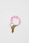 Ina Seifart Perlen Mix Short Keyholder in Pastel Rose