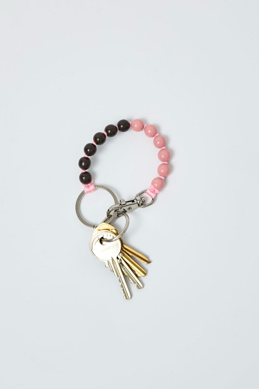 Ina Seifart Perlen Short Keychain in Blush Duo