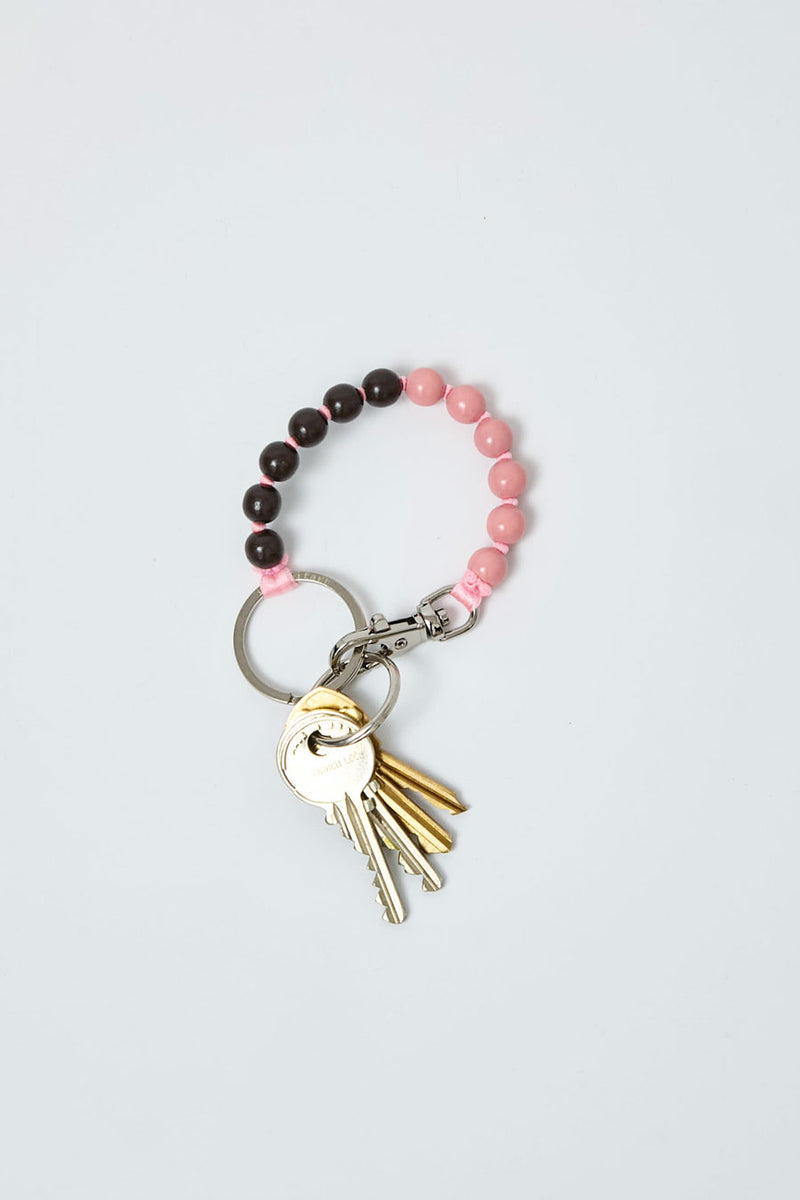 Ina Seifart Perlen Short Keychain in Blush Duo