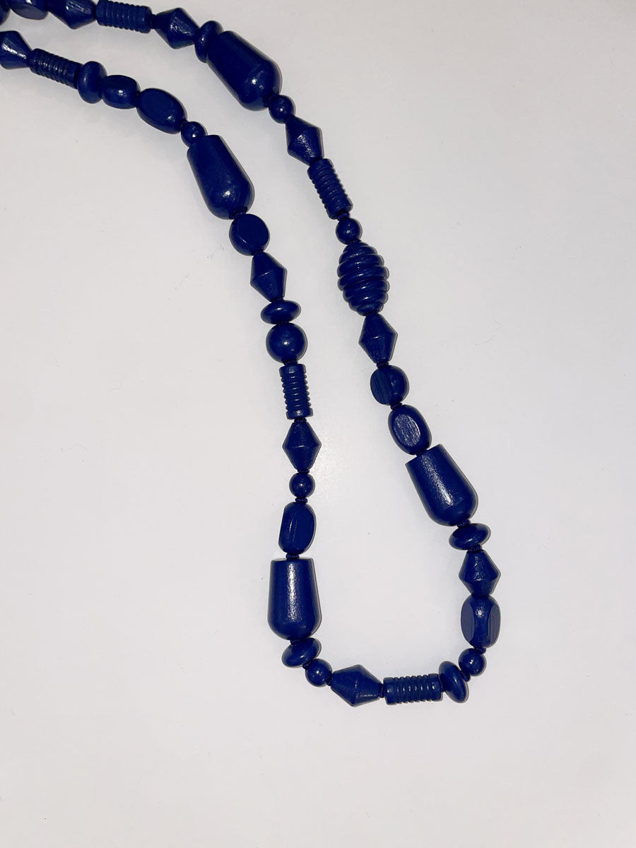 Ina Seifart Perlenmix Handykette Phone Necklace in Blueberry