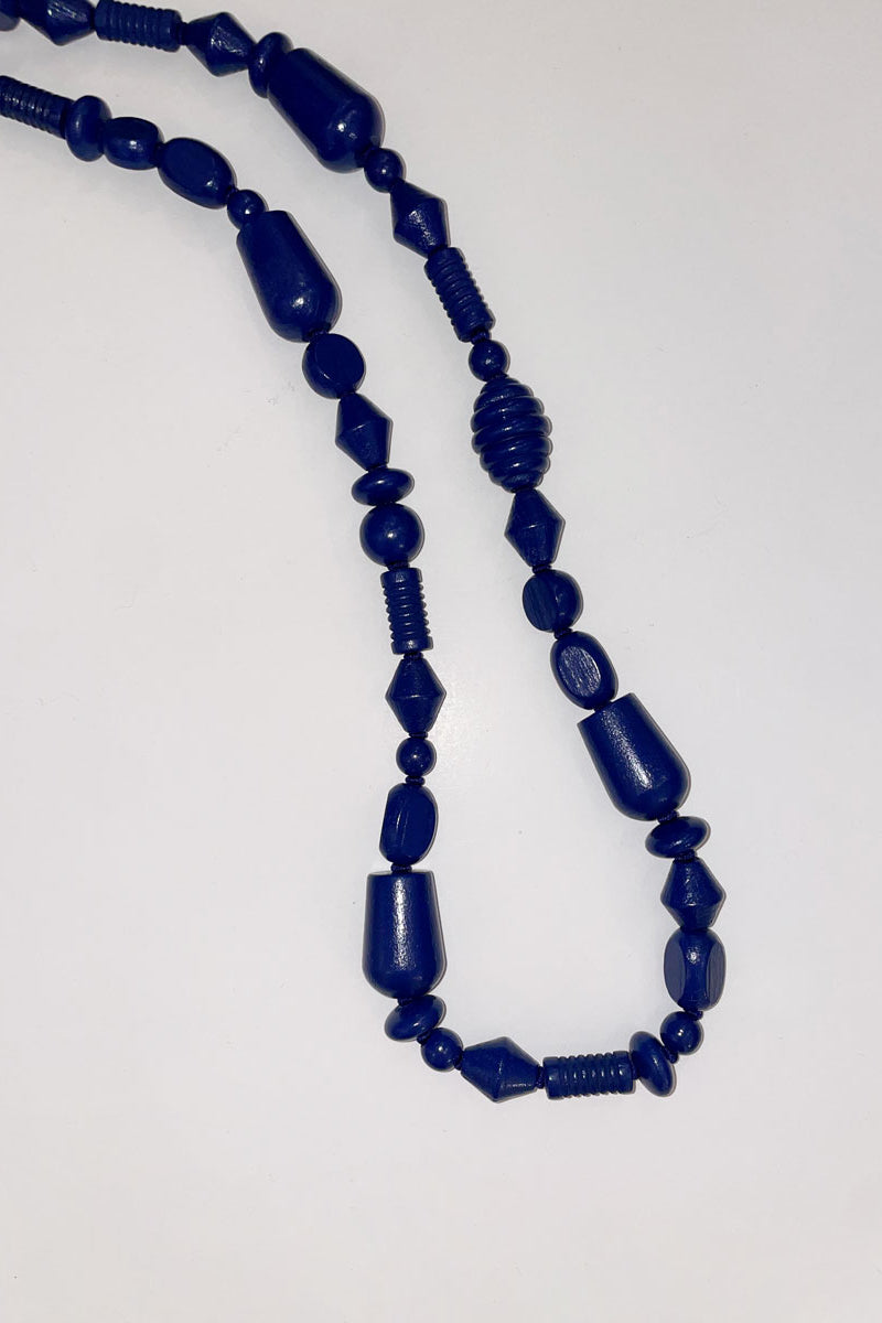 Ina Seifart Perlenmix Handykette Phone Necklace in Blueberry