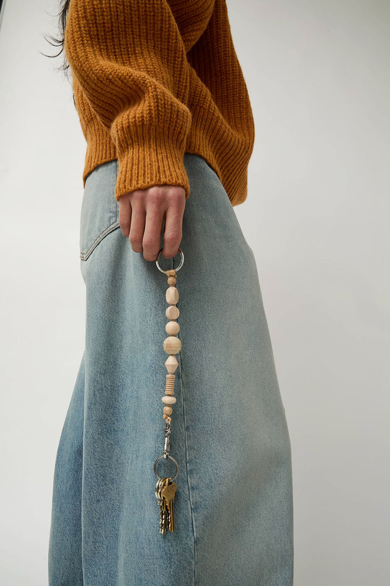 Ina Seifart Perlenmix Short Keyholder in Natural