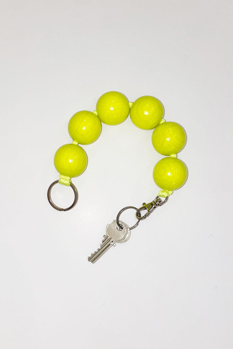 Ina Seifart XL Keyholder in Neon Yellow