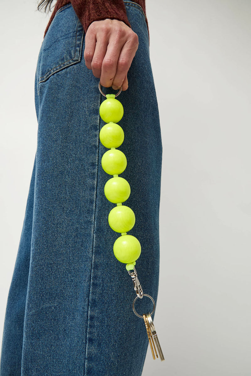 ina .seifart ミニカー　キーホルダー Ina Seifart XL Keyholder in Neon Yellow – No.6 Store