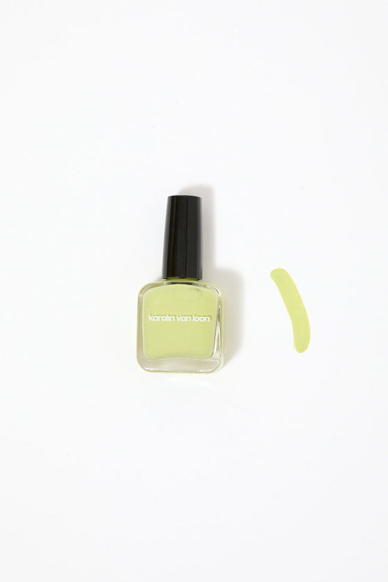 Karolin Van Loon Nail Polish in Citron Vert