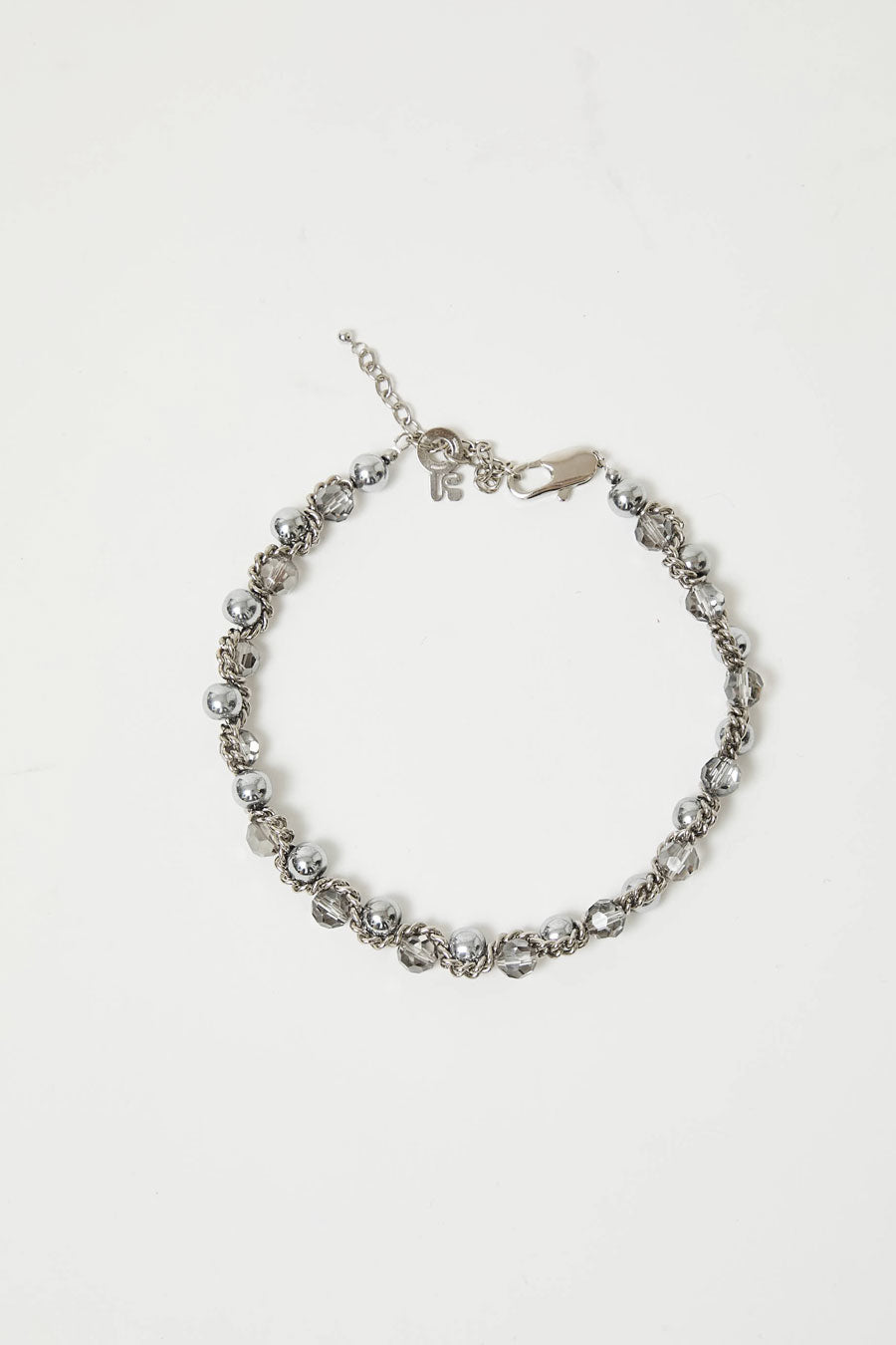 Kitesy Martin Studio Le Serpent Necklace in Silvered and Crystal