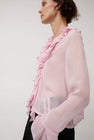 KkCo Coil Silk Top in Blush