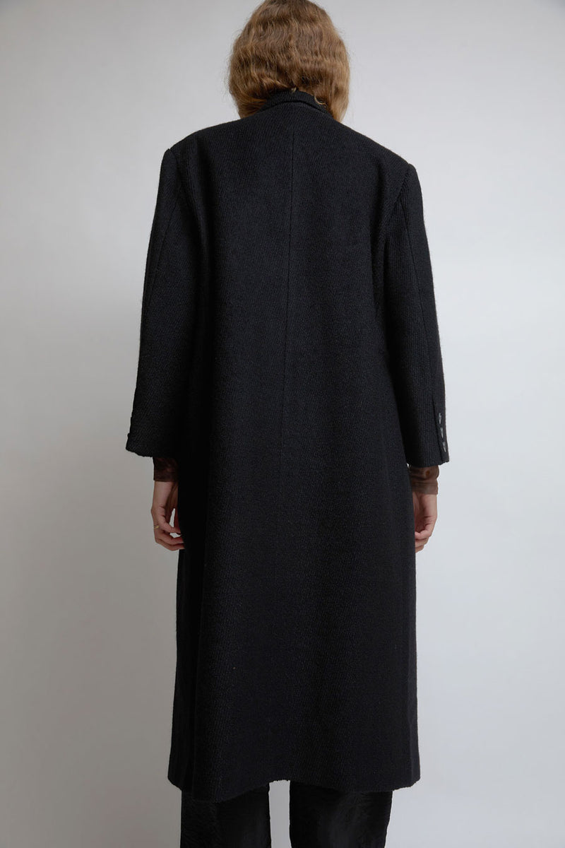 KkCo Cord Moss Coat in Onyx
