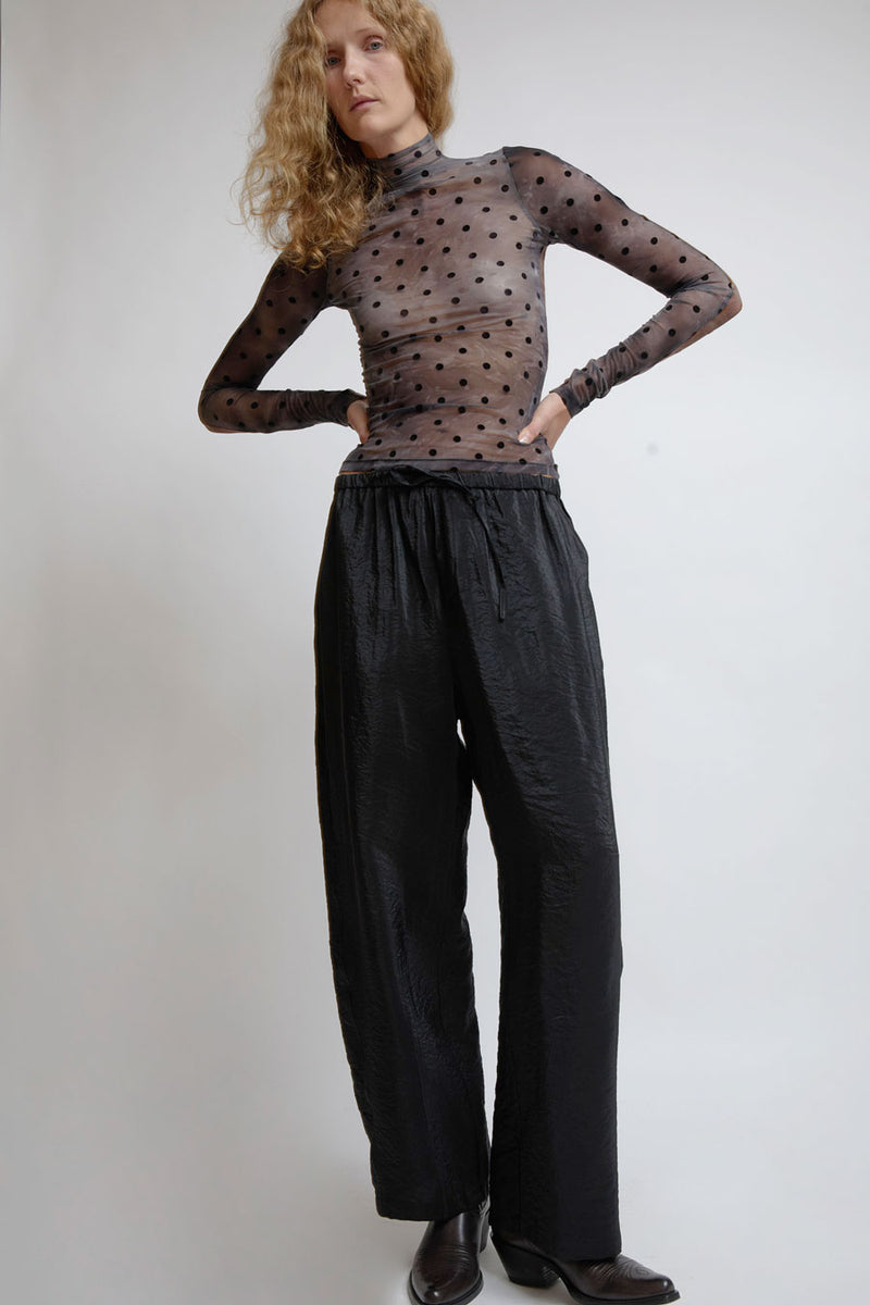 KkCo Crescent Pant in Obsidian