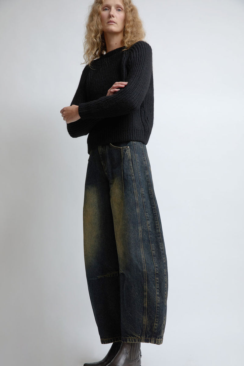 KkCo Dart Denim in Slug Wash