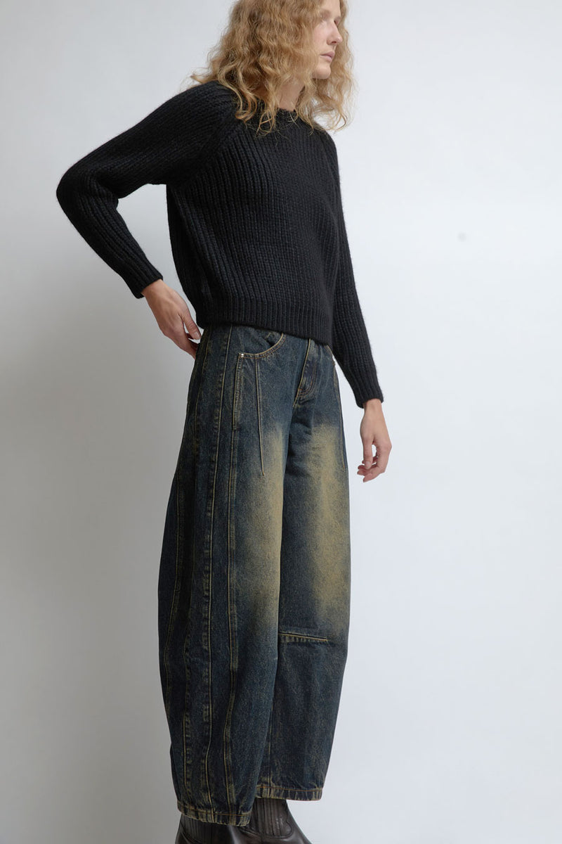 KkCo Dart Denim in Slug Wash