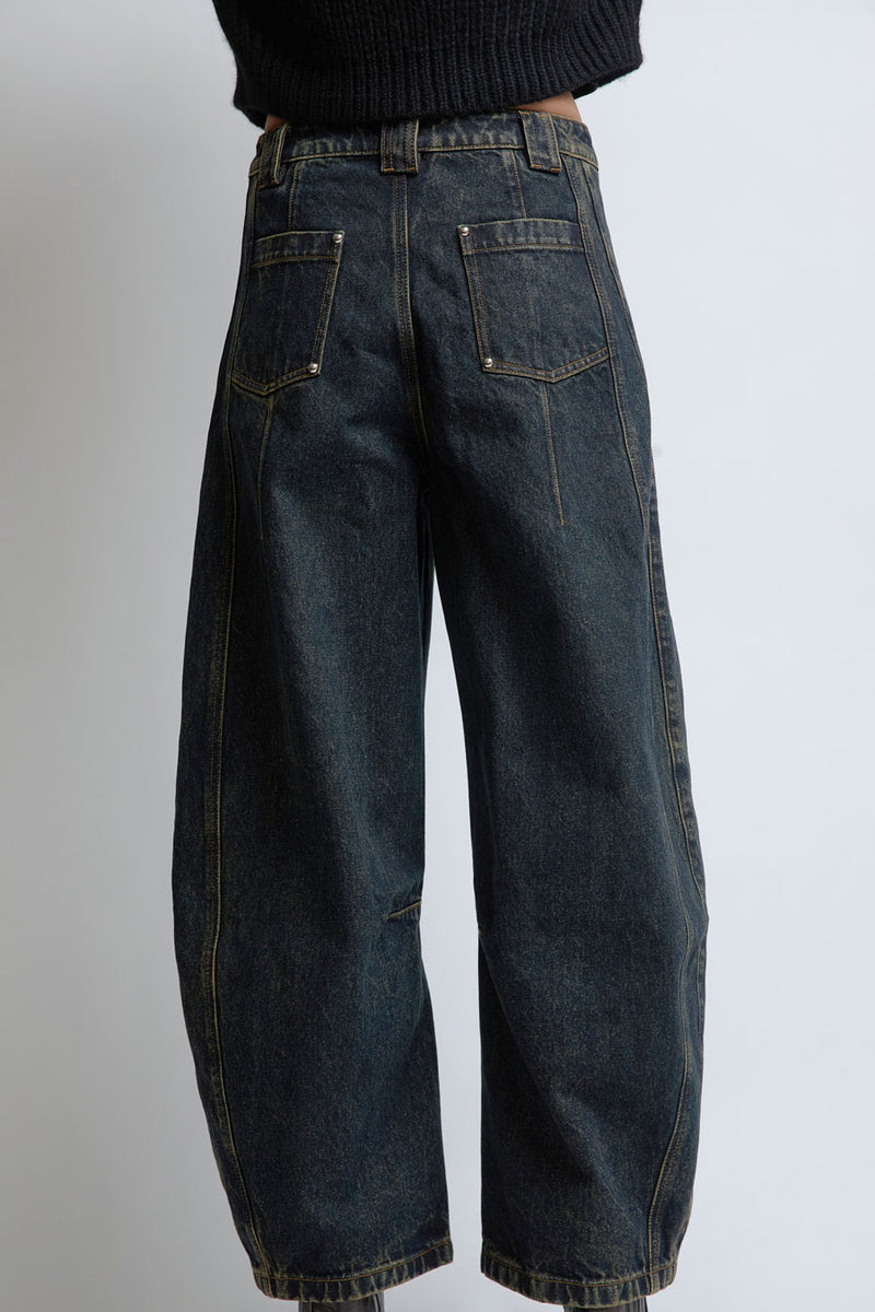 KkCo Dart Denim in Slug Wash