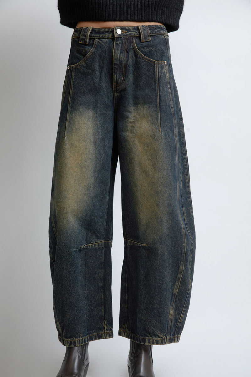 KkCo Dart Denim in Slug Wash