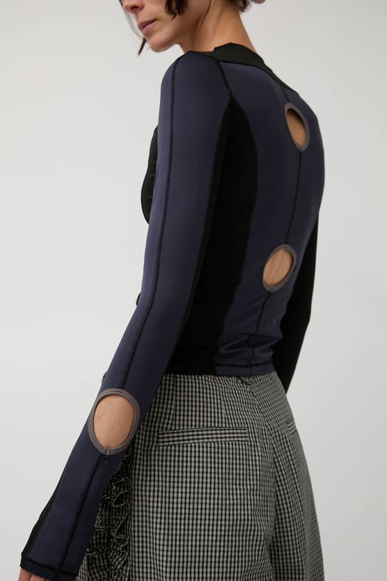 KkCo Paneled Kick Base Layer in Midnight
