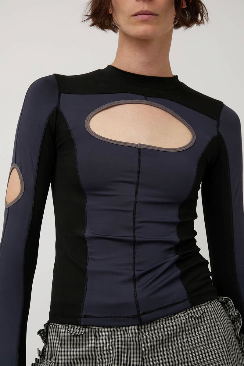 KkCo Paneled Kick Base Layer in Midnight