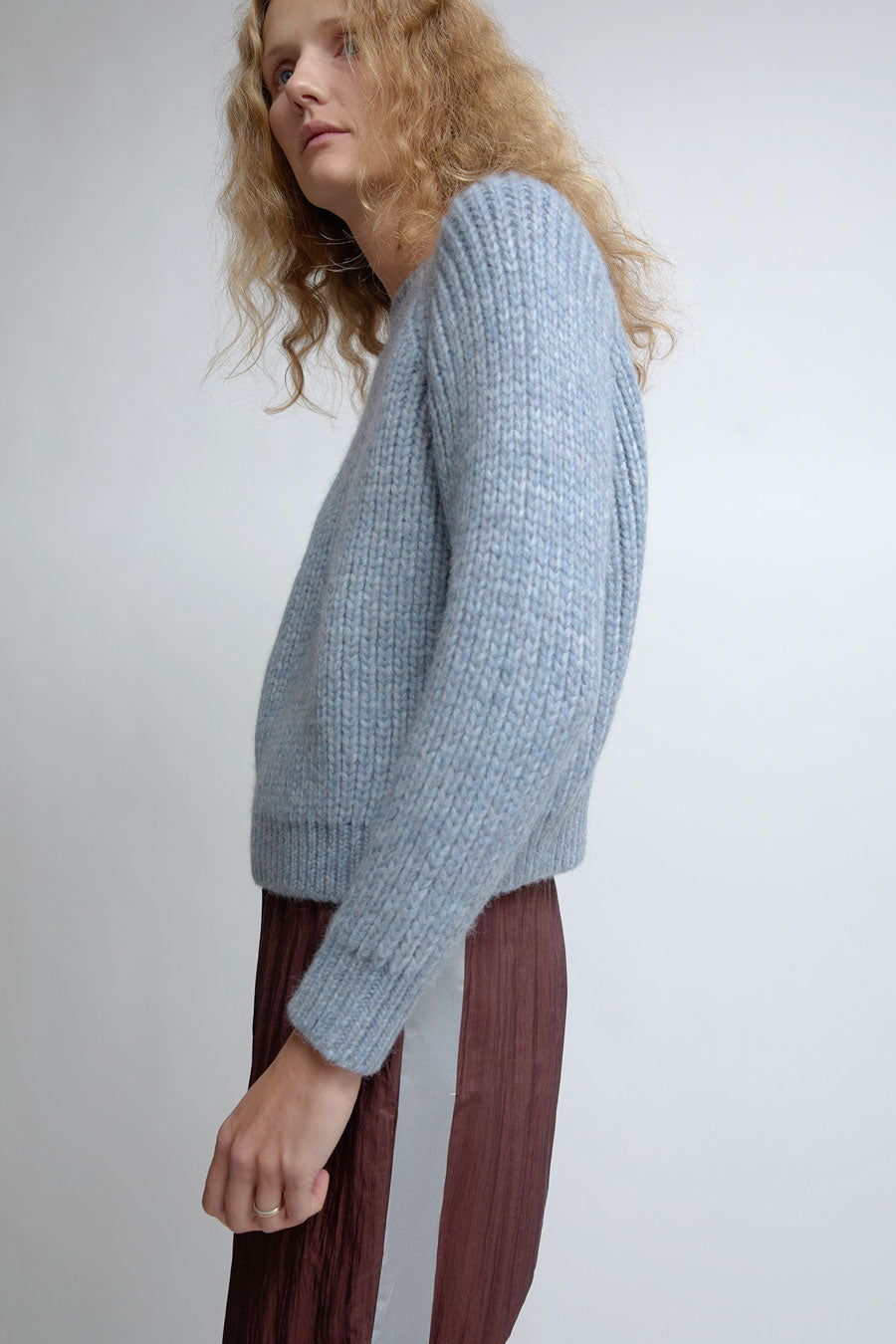KkCo Polar Crewneck Sweater in Sky