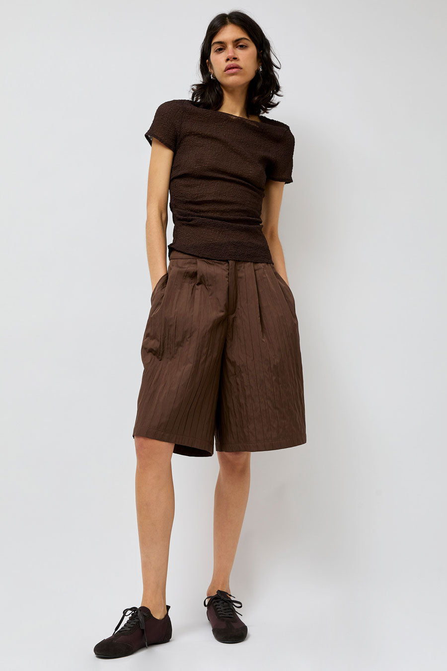 KkCo Rivet Shorts in Mud