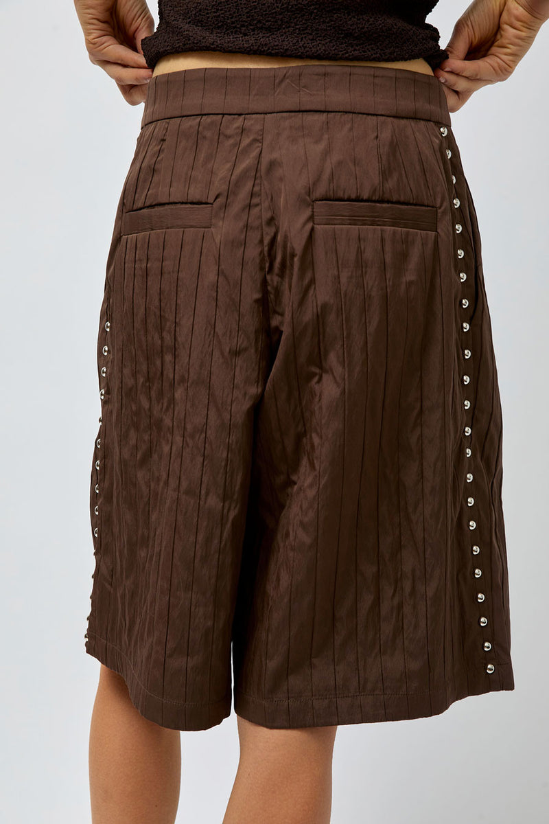 KkCo Rivet Shorts in Mud