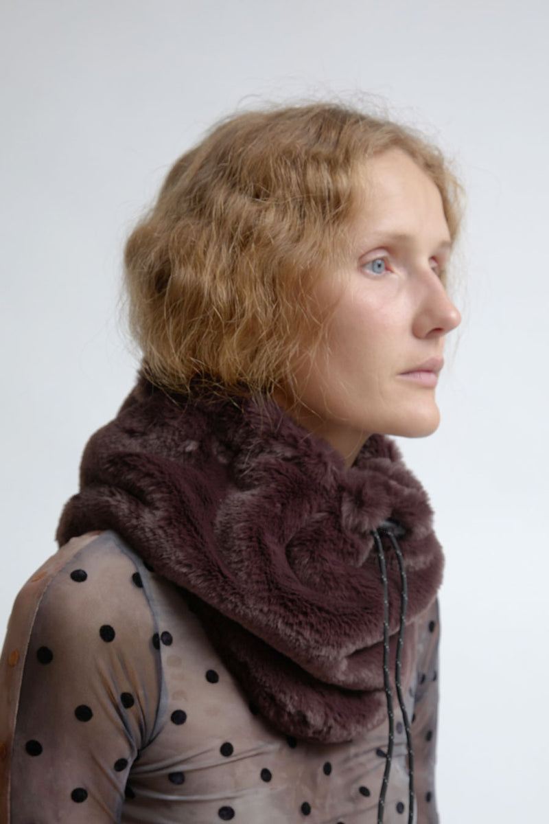 KkCo Tube Scarf in Chocolate