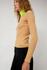 La Fetiche Frederique in Camel and Neon Yellow