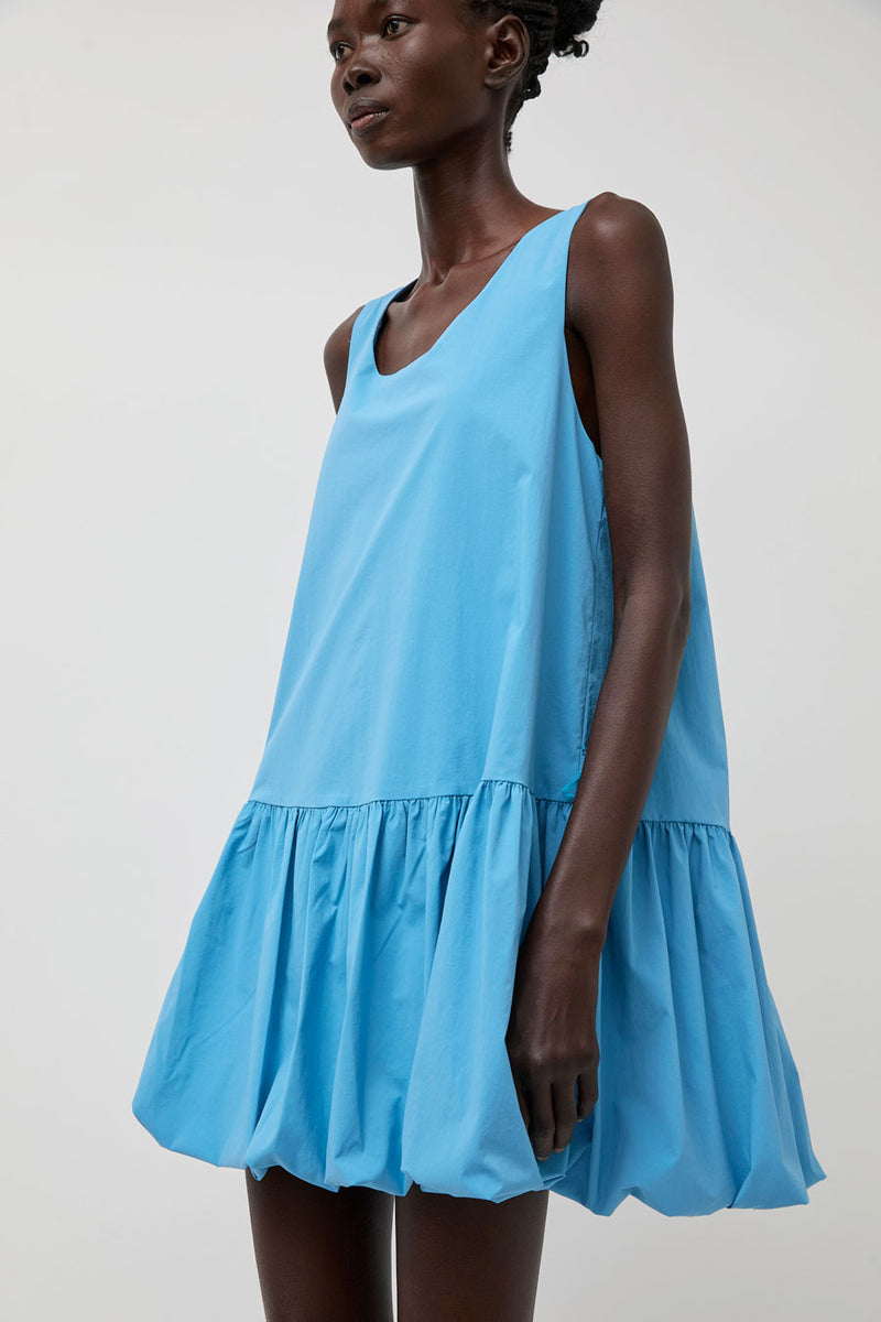 La Piscine Puffy Dress in Light Blue