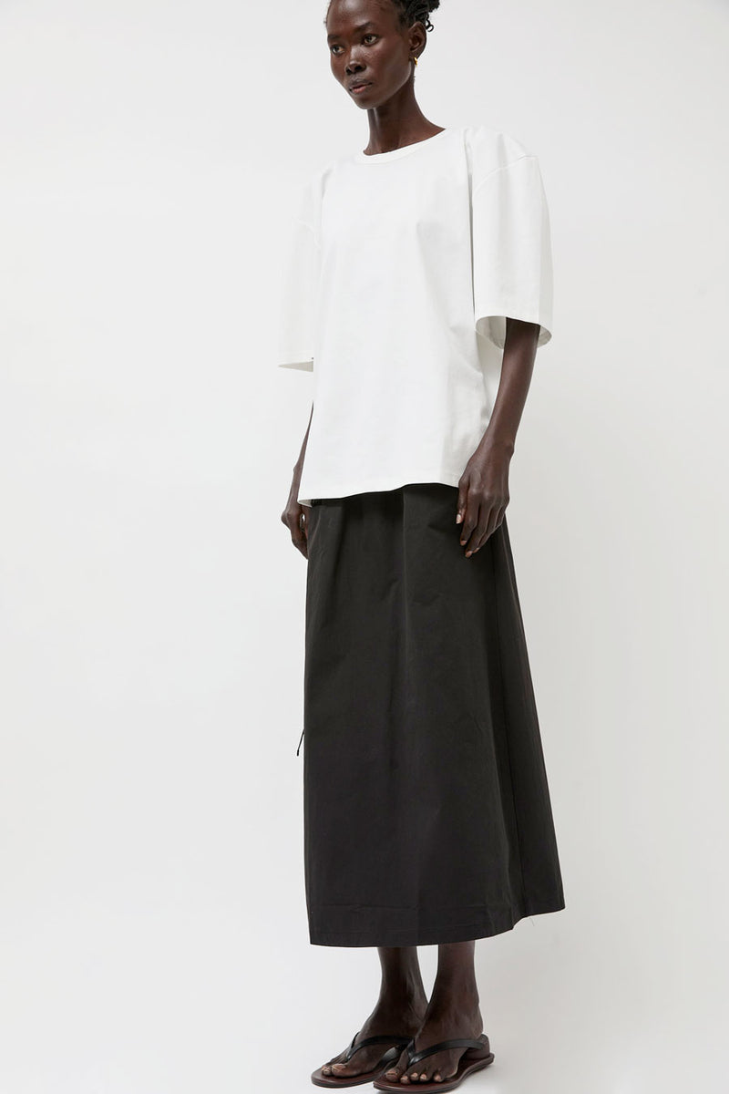 La Piscine Puffy Tee in Optic White