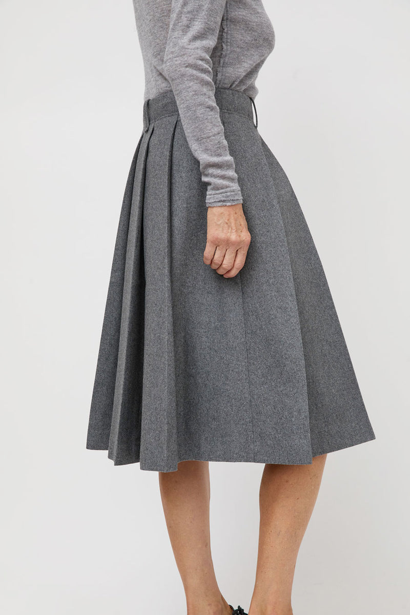 La Piscine Skirt in Medium Grey